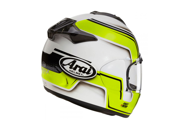 Casque ARAI Profile-V Bend Yellow taille S + Pinlock 120 clair à 55